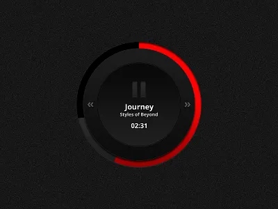 Knob Player audio controls knob player ui