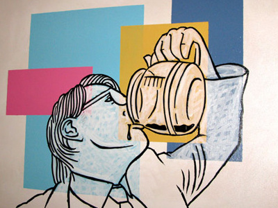 Bppy coffee painting