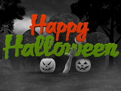 Halloween Desktop cinema 4d grayscale halloween photoshop