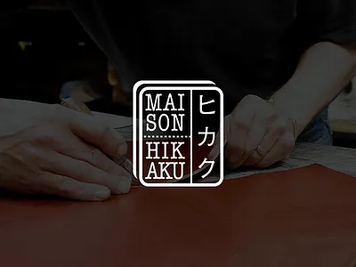 MH logo gotham japanese katakana logo photography seal stamp vitesse