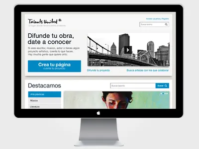 Talents United app art design icon ilustration interaction talents user experience ux web