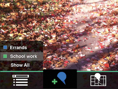 Hackathon app nav app ios iphone navigation taskbar