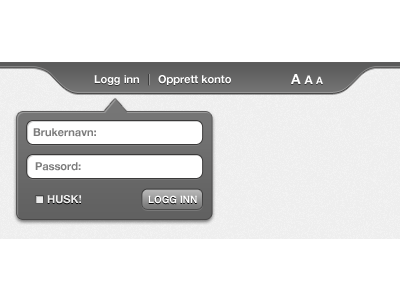 Log in black button check box grey gui log in name password ux white