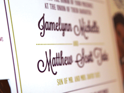 Wedding losttype print texas wedding