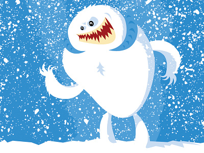 Wampa abominable angry cold empire hoth illustration snow snowman snowman star wars wampa yeti