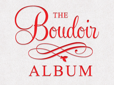 The Boudoir Album Company logo boudoir logo photography branding photography logo