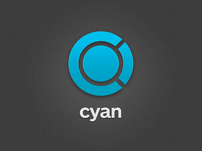 Cyan logo blue cyan logo