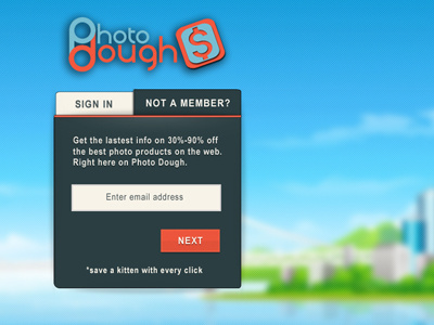 Photo Dough Sneak Peek daily deal site design graphic design photography design website design