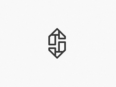 S mark for a Dutch Photographer. black grey identity lines logo mark photo photographer photography s texture