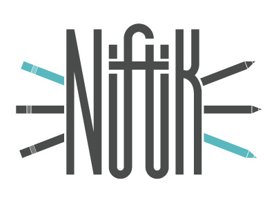 Niftik branding design illustration typography