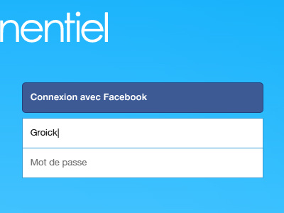 Login form connect facebook form in login metro minimalist sign signin ui ux windows 8