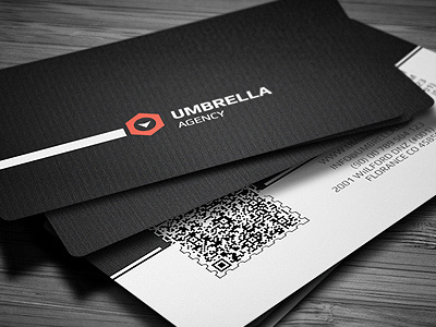 Qr Corporate Business Card agency black blue business card clean code color company corner corporate creative design designer elegant green media name card orange original pattern print professional qr quick response code red rounded simple social stylish template