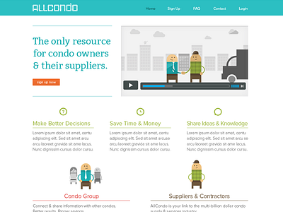 Homepage clean landing page product ui ux video web app website