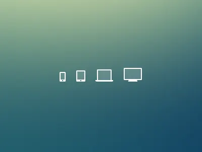 Devices icon icons ipad iphone laptop monitor pc resolutions responsive