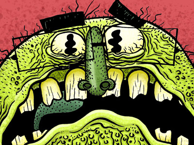 Say whaaaat 2!!! cartoon character design comic illustration john trabbic strange wrinkles