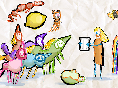 Ponycorns adventure games magical ponycorns sketch