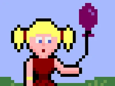 Dottie illustration pixel