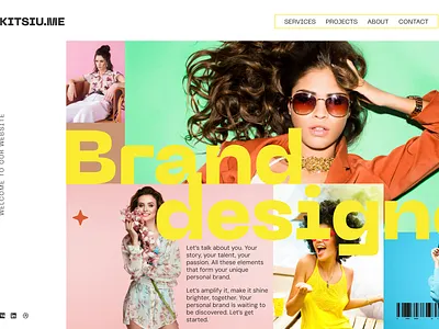 Brand Designer Landing Page Hero brand design brand idenity brand strategy branding creative design entrepreneur figma framer landing pages logo design midjourney no code web design small business startups ui ui design ux design ux research visual design web design