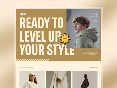 Fashion Ecommerce Landing Page | FitFlux clean design ecommerce trends ecommerce ui ecommerce website fashion design fashion ecommerce fashion store focotik homepage design landing page design minimalist design modern ui online shopping responsive design ui ui design ui ux design uiux design web design web ui