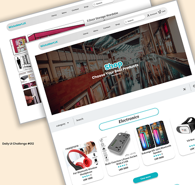 E-Commerce Shop Page | UI Design | Daily UI Challenge #012 dailyui dailyui012 designchallenge dribbble e commerce e commerce shop page e commerceshoppage shop page ui design