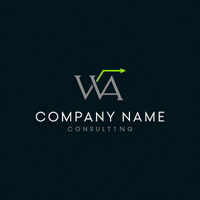 WA letter logo (Unused) branding growth logo letter logo logo mark typography wa wa letter design wa logo