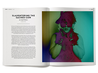 Hard Times design graphic layout print typography zine