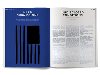 Hard Times design graphic layout print typography zine