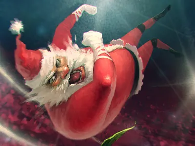 Santa Win grinch santa santa claus santa vs grinch wrestling