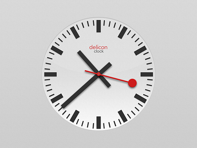 Clock apple clock ios railways swiss time