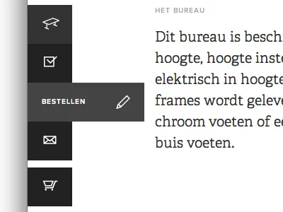 Office desk navigation furniture icon icons menu navigation