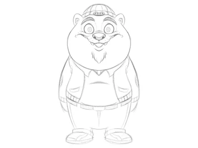 Sketch By AndyToonz andytoonz animal animation art cartoon character character design illustration pencil sketch sketchbook pro