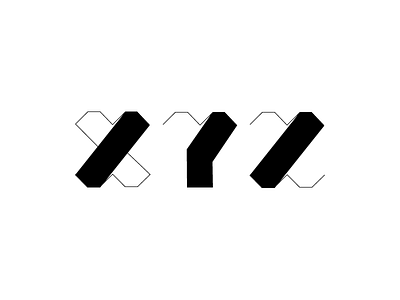 xyz lines logo type