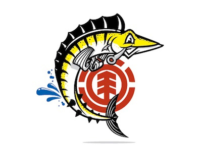 Wahoos x Element character design graphic illustration logo mascot vector