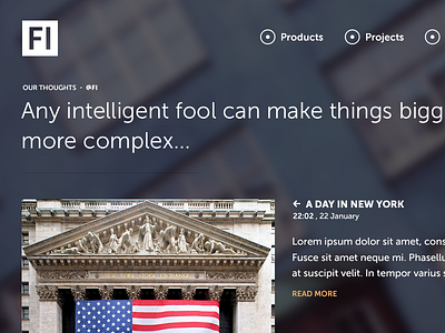 WP Template minimal simple wip wordpress