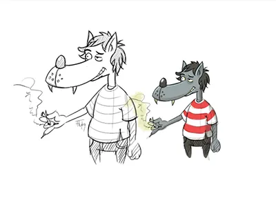 Wolf Character android app character cleevio czech game ios jen počkej zajíci mobile wolf