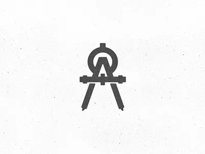 A is for Architect @2x architect architecture branding compass icon logo