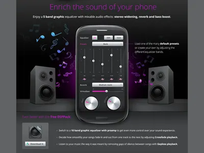 Playerpro website android mobile preview responsive ui website