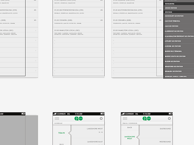 Building a better status board go transit mobile app transit ui ux