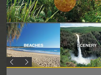 jQuery Slider beach jquery slider ui waterfall web design website