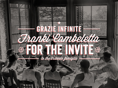 Thanks to Franki thanks typography