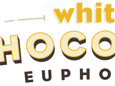 A WIP.. White Chocolate Euphoria 3d bureau eagle chocolate shoppe type