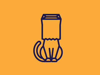 Tonight's Doodle cat icon illustration vector