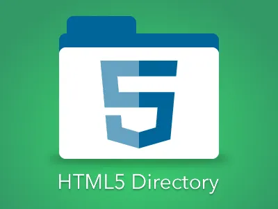 HTML5 Directory blue folder green html5 logo