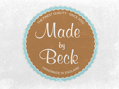 Made By Beck Sticker logo sticker