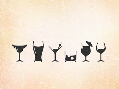 Bar Icons bar beer cocktail drinks glasses icons liquor margarita martini scotch symbols whiskey wine