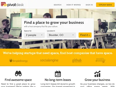 Anddd we're live! home page