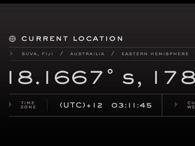 CurrentLocation branding typography ui web