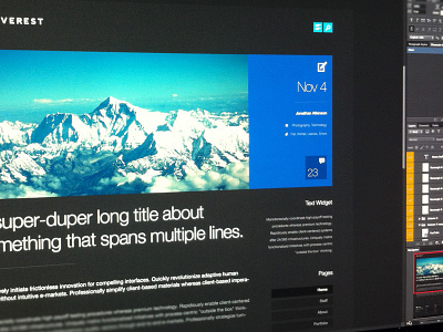 Everest5 blog themeforest wordpress