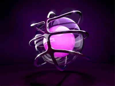 Dribbble 3d 4d cinema dribbble krol krolone logo rebound russia