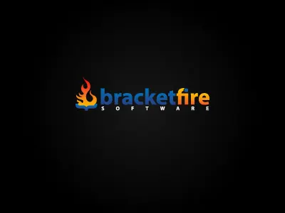 Bracketfire bracket fire icon jardo logo software typo